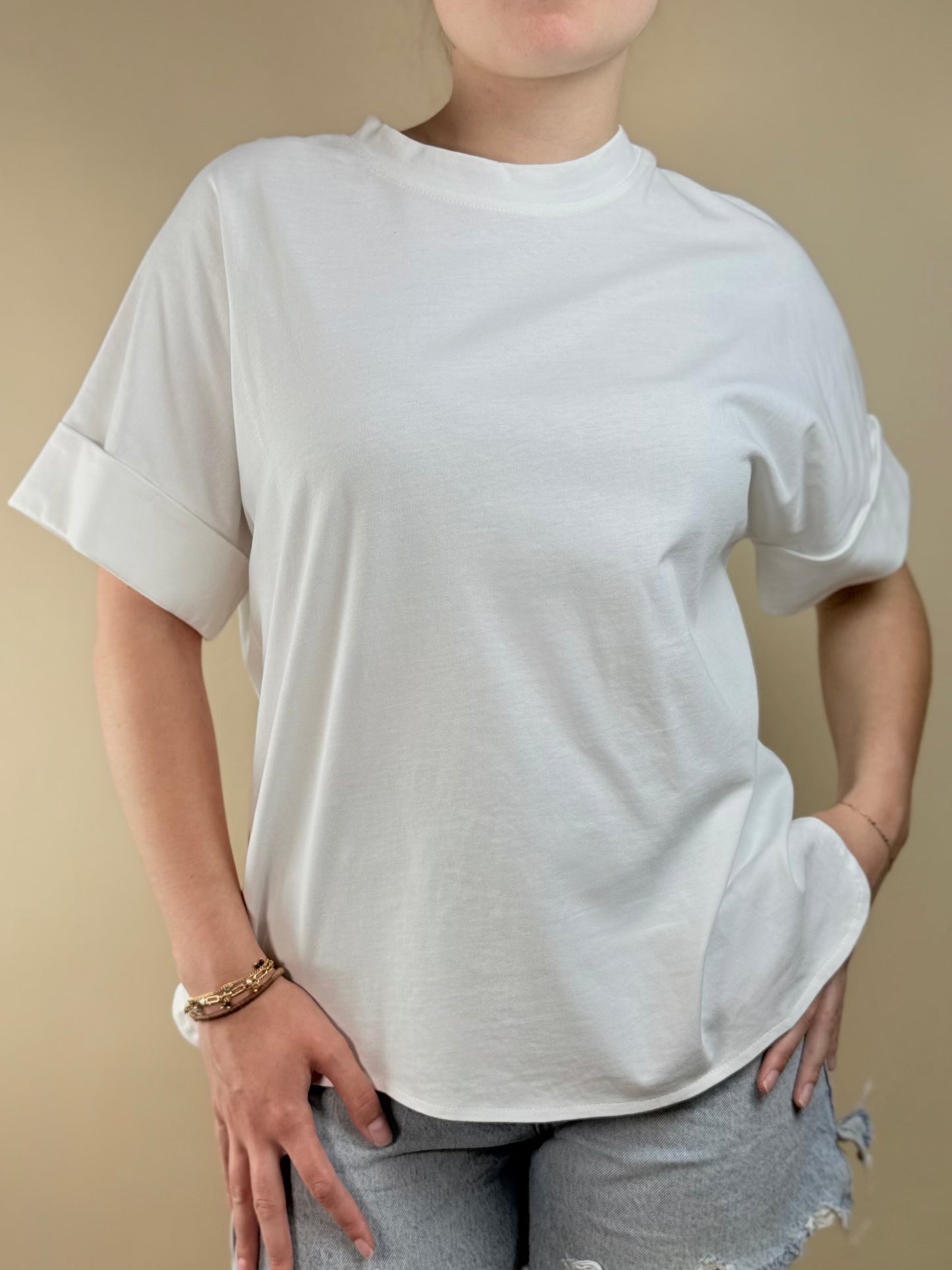 T-shirt Cœur en Dentelle