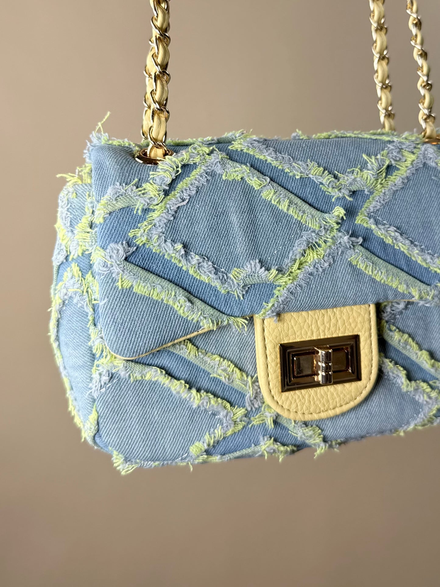 Sac en Jean Jaune