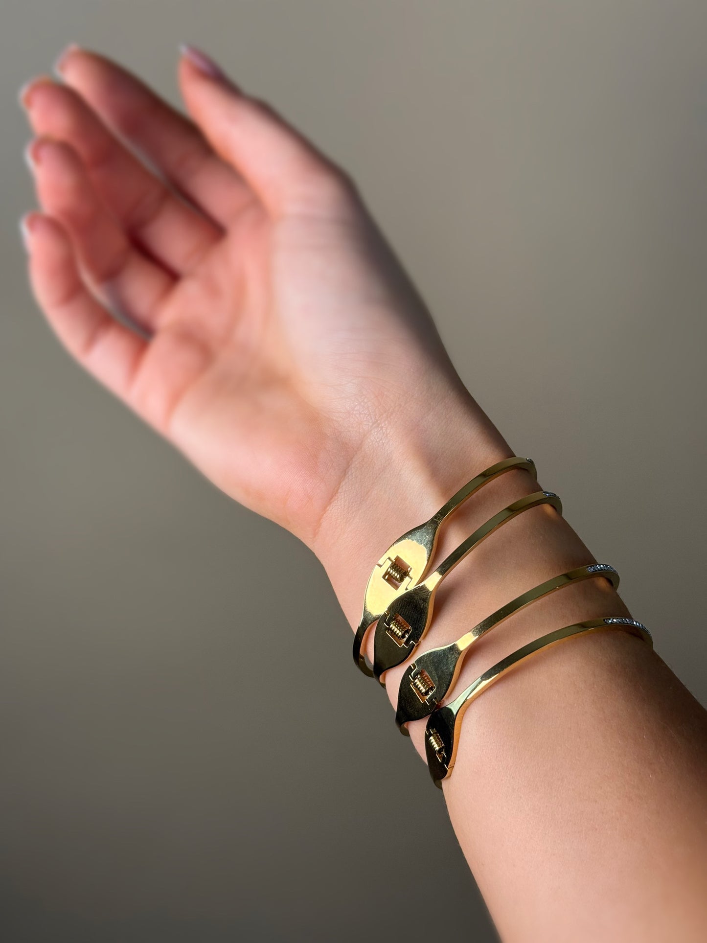 Bracelet Rigide Motif & Strass