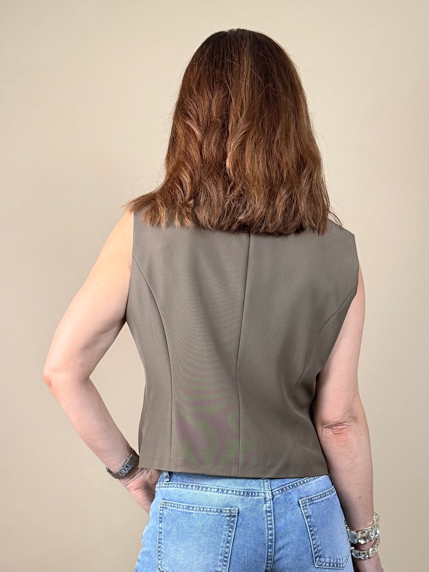 Gilet Sans Manche Structuré