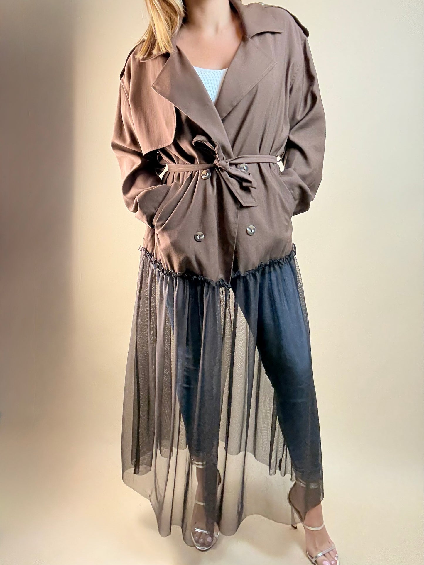 Trench Long Sophistiqué