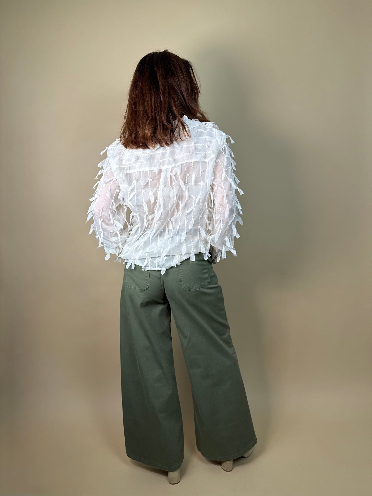 Chemise à Détail Tressé