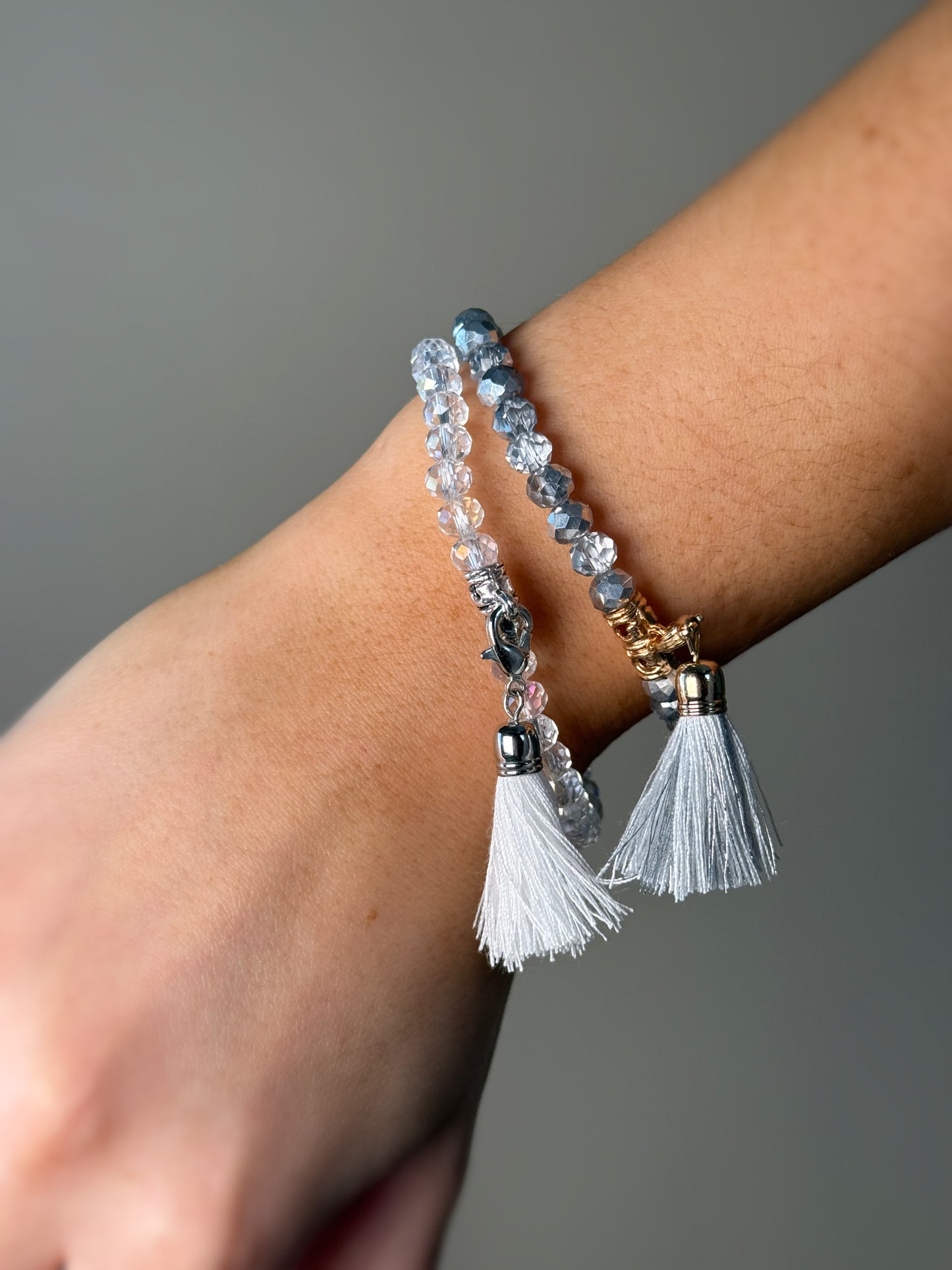 Bracelet Perles & Pompon