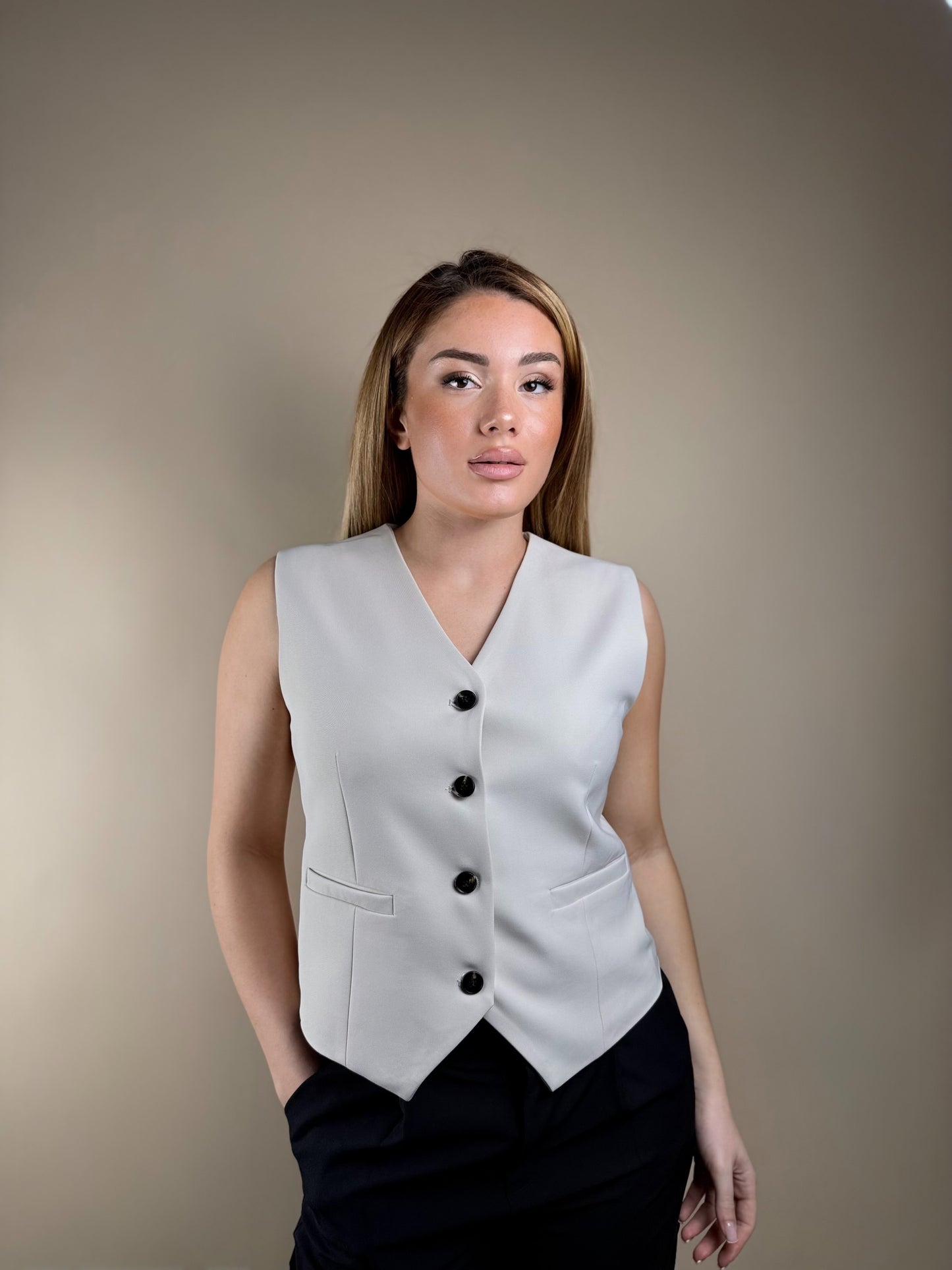 Gilet Sans Manche Structuré