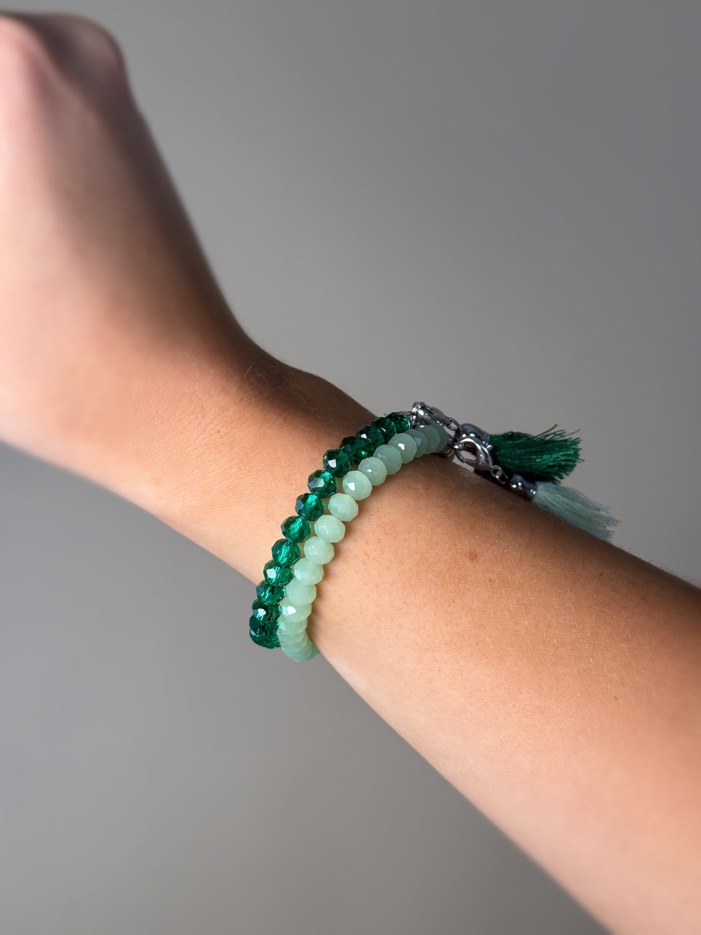 Bracelet Perles & Pompon