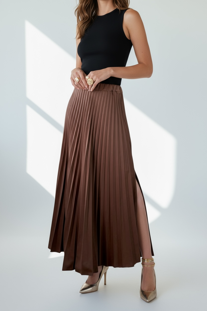 Jupe Longue Plissé