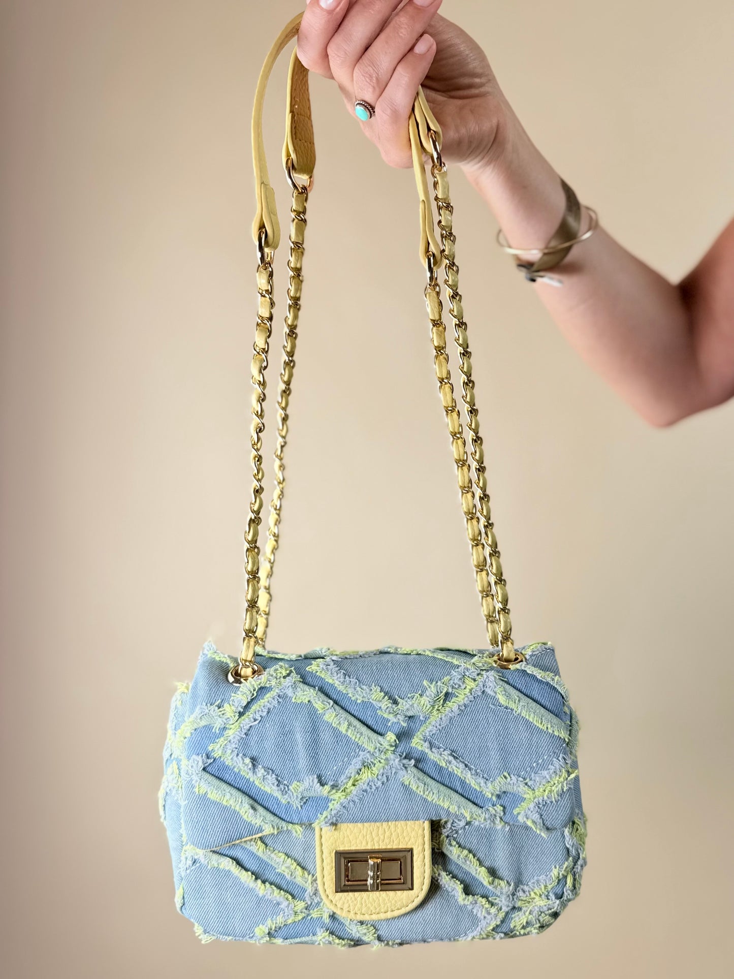 Sac en Jean Jaune