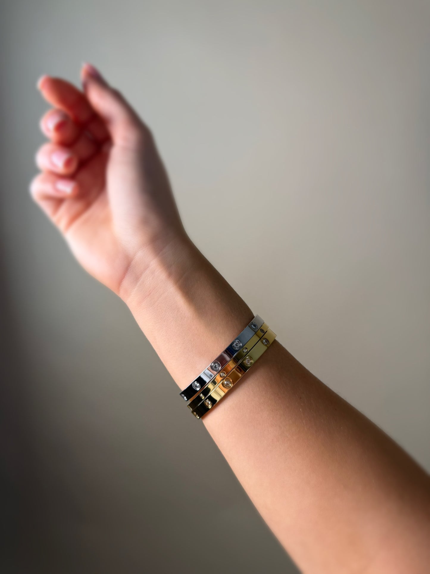 Bracelet Jonc Zircon