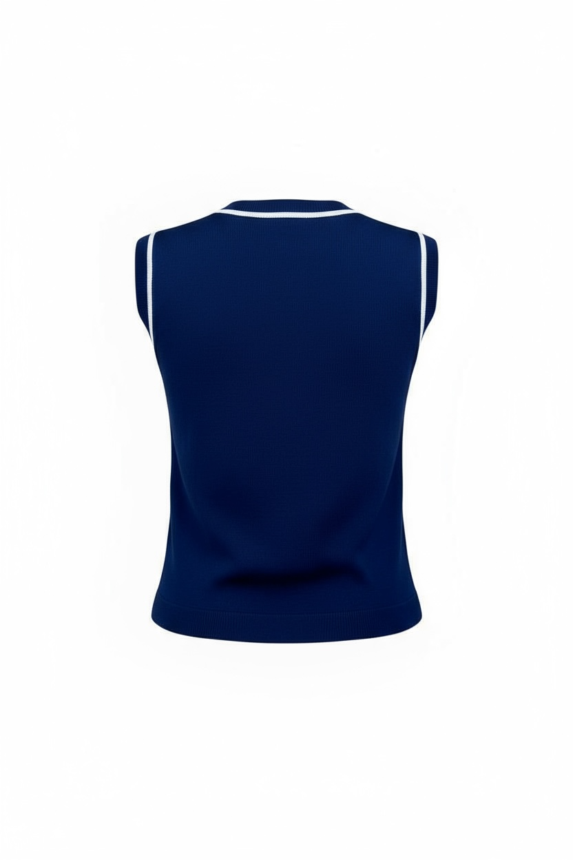 Débardeur à Col contrasté