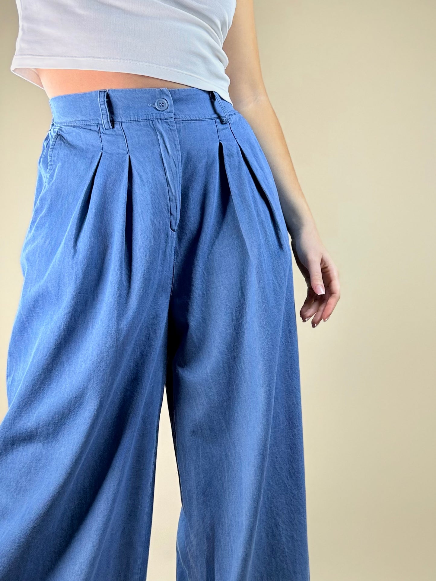 Pantalon en Jean Fluide