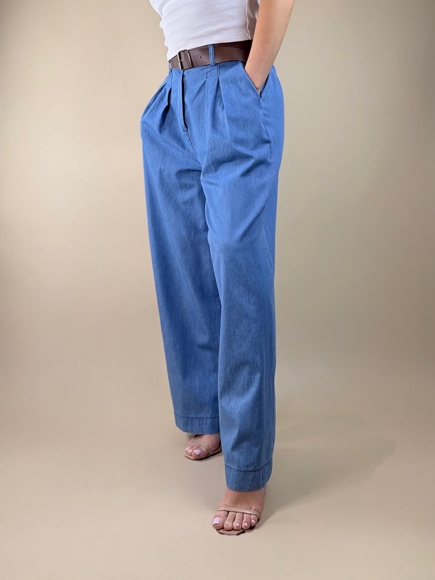 Pantalon en Jean Fluide