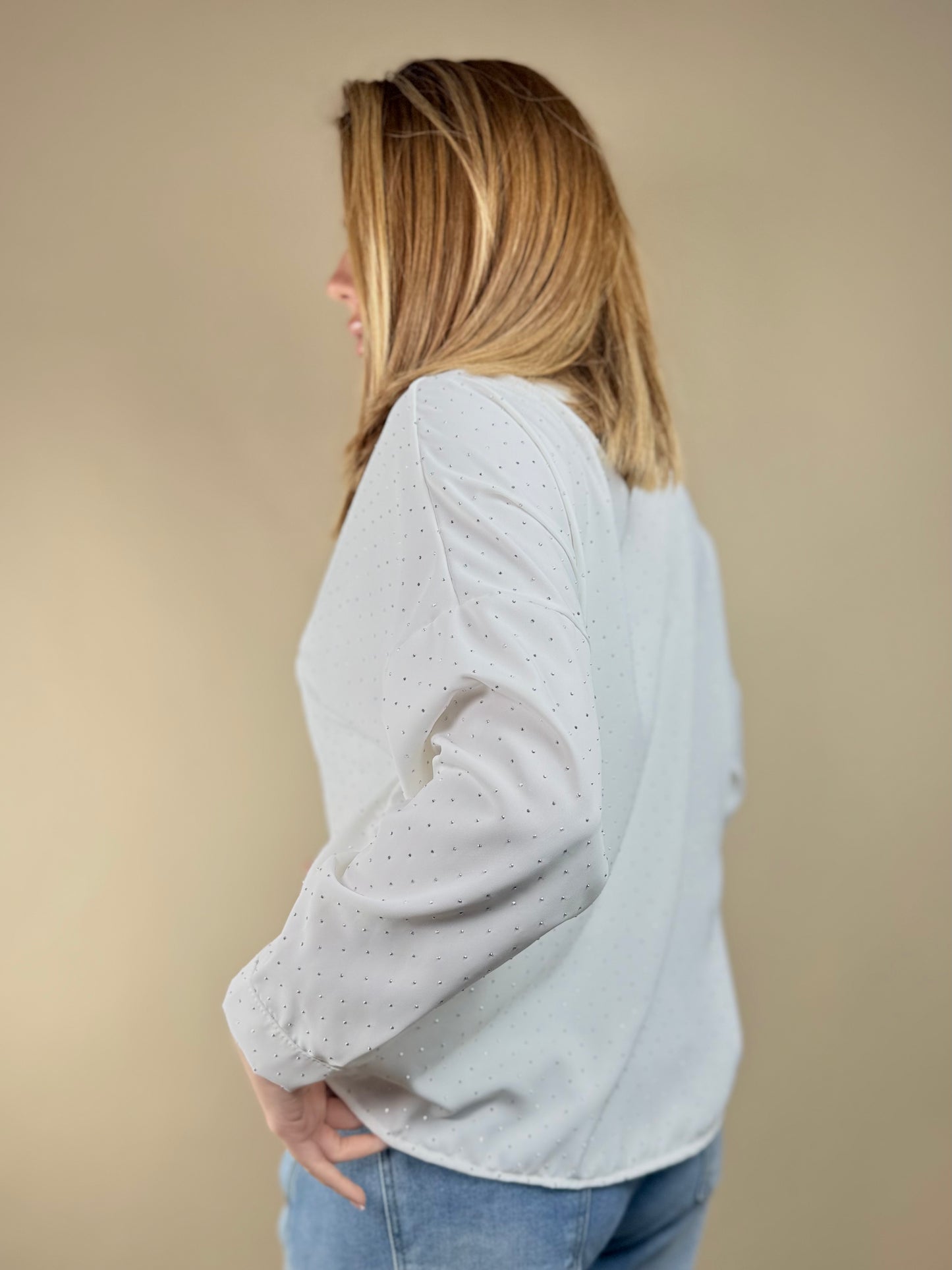 Chemise Fluide à Strass