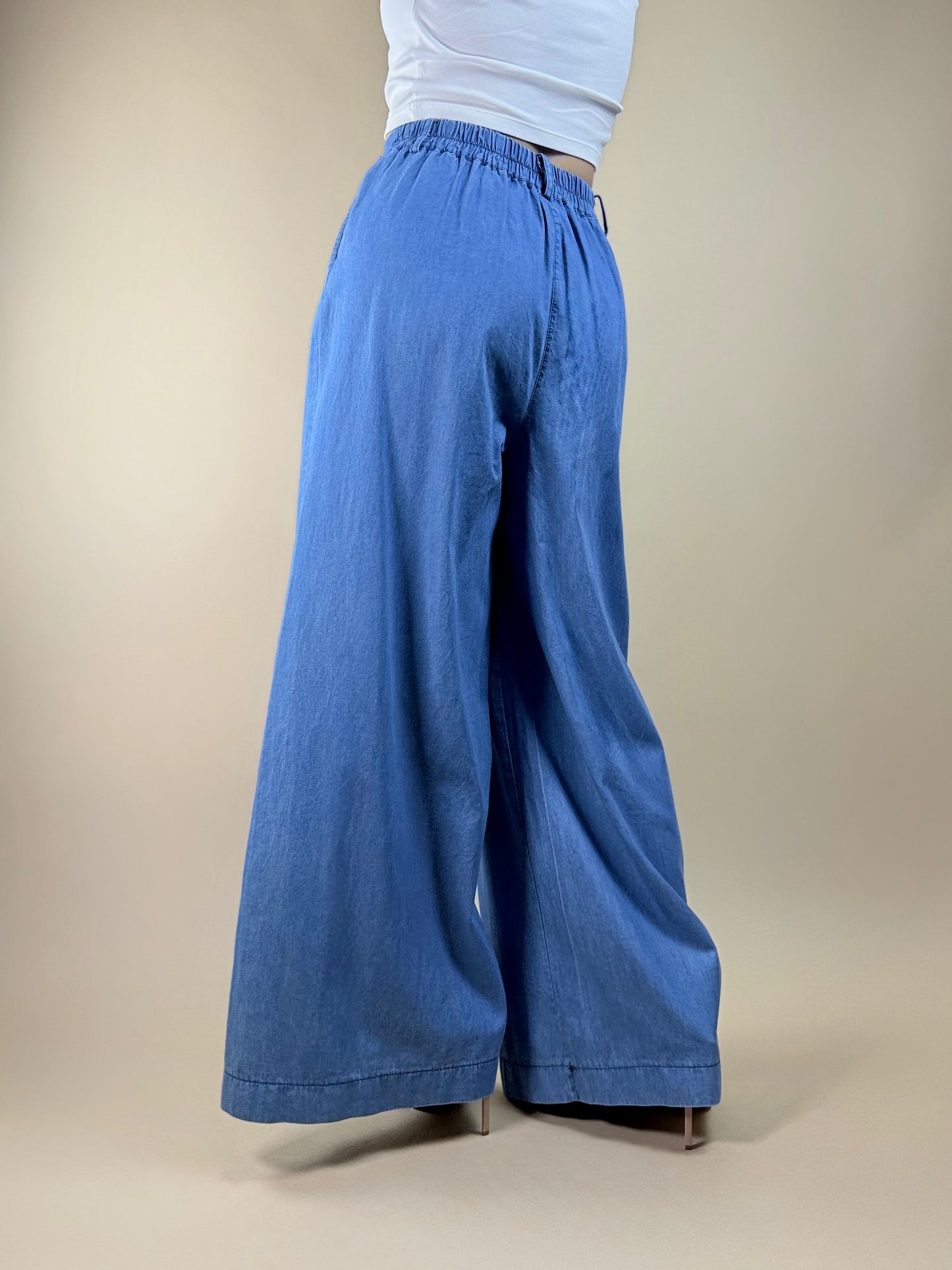 Pantalon en Jean Fluide