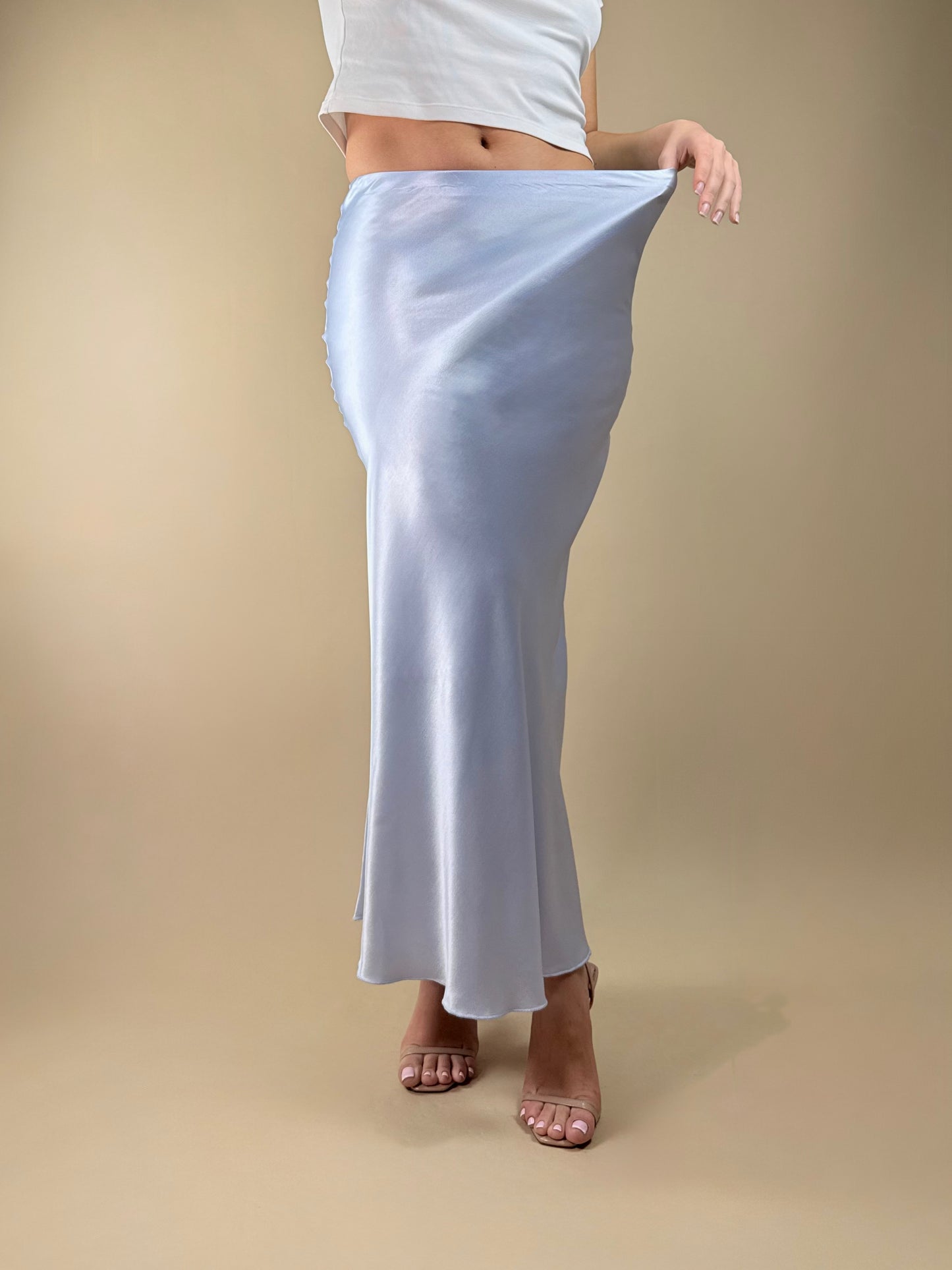 Jupe Longue Satinée