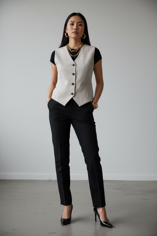 Gilet Sans Manche Structuré