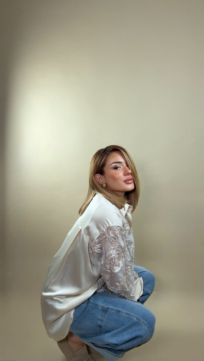 Chemise en Dentelle Sophistiqué