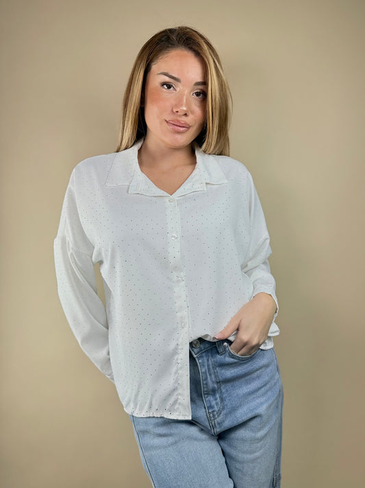 Chemise Fluide à Strass
