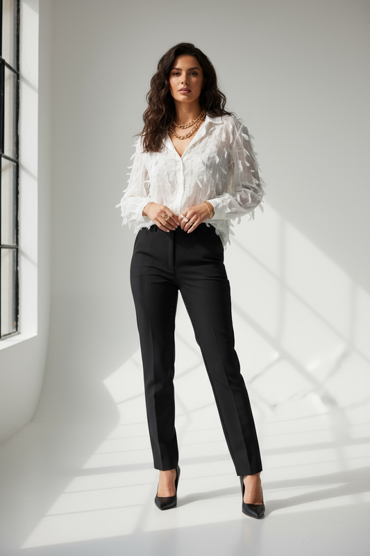 Chemise à Détail Tressé