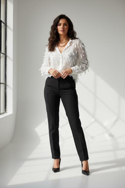 Chemise à Détail Tressé