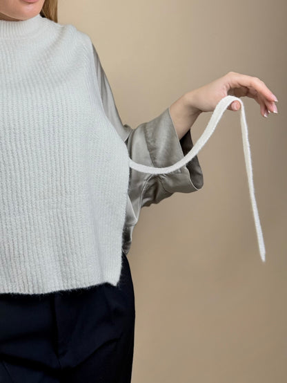 Gilet Sans Manche à Noeud