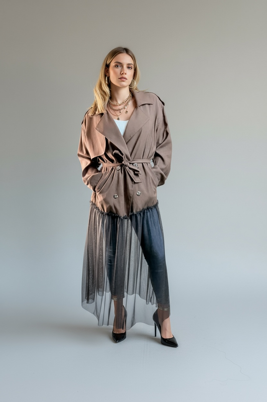 Trench Long Sophistiqué