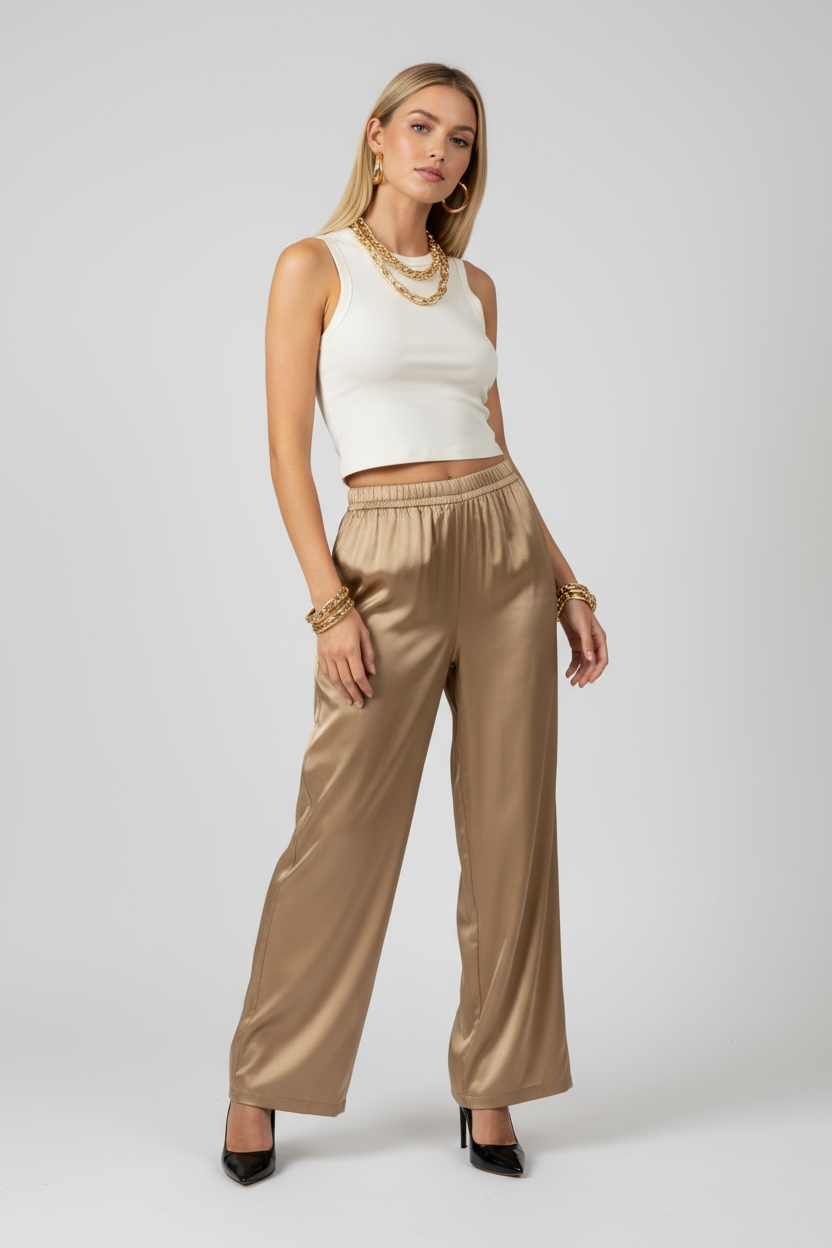 Pantalon Brillant Fluide