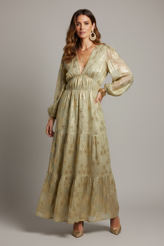 Robe Longue Scintillante