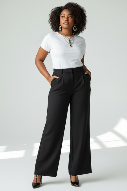 Pantalon Tailleur Ample