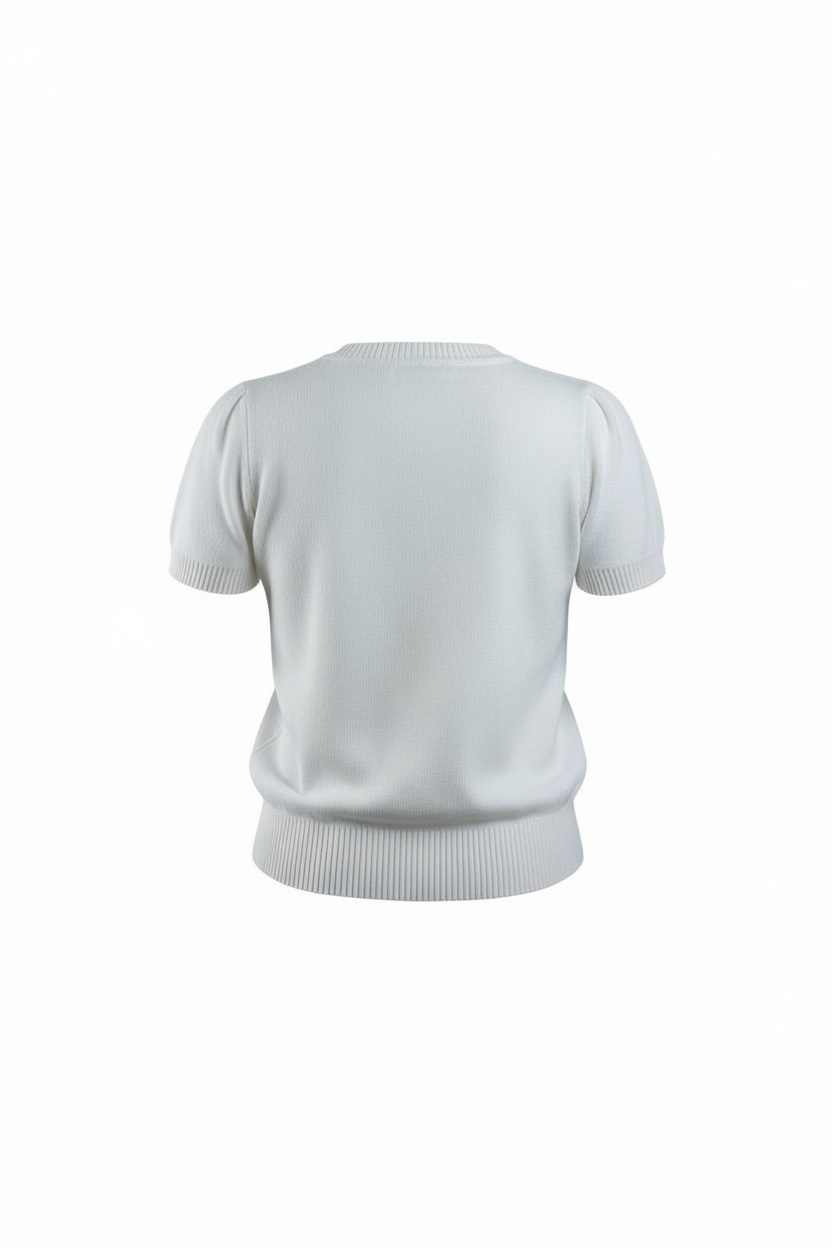 Pull Manches Courtes à Strass