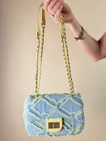 Sac en Jean Jaune
