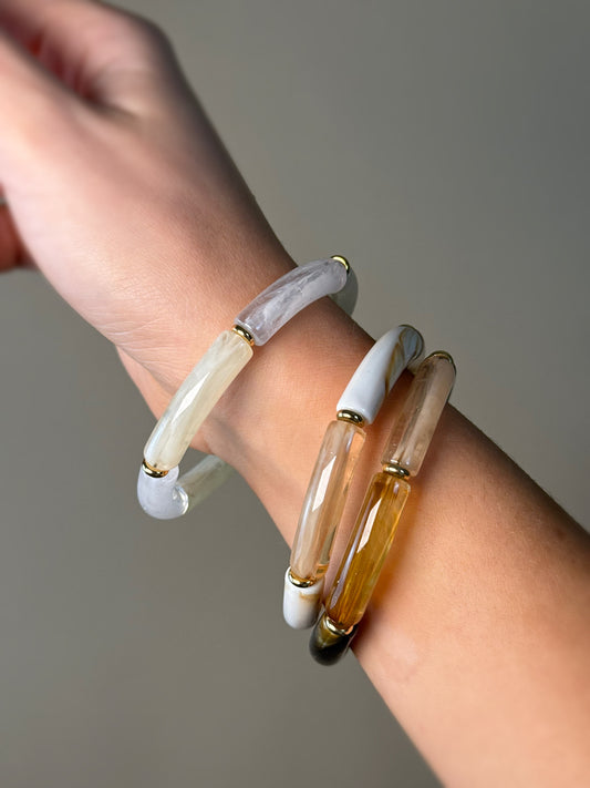 Bracelet Résine Marbrée