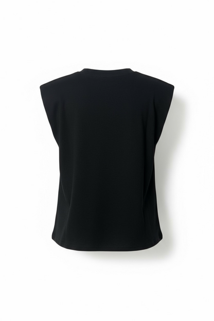 T-shirt Épaules Structurées