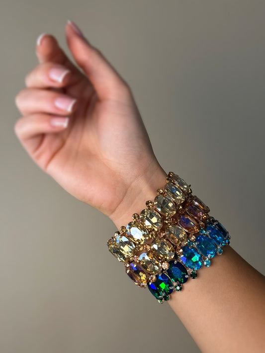Bracelet Cristaux Étincelants