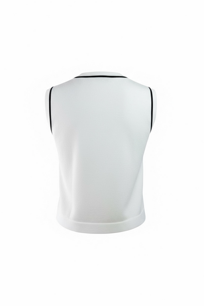 Débardeur à Col Contrasté