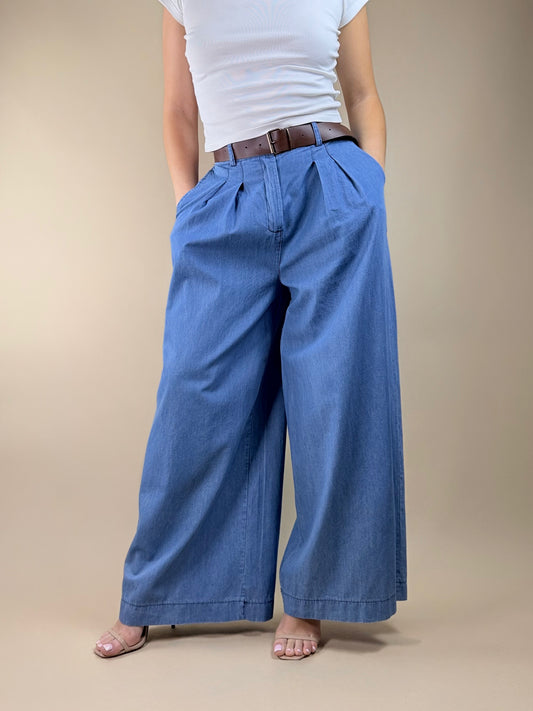 Pantalon en Jean Fluide