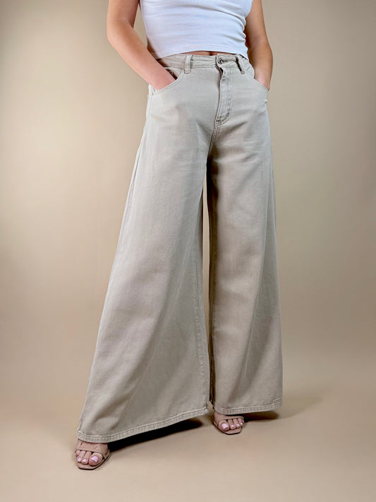 Pantalon Évasé