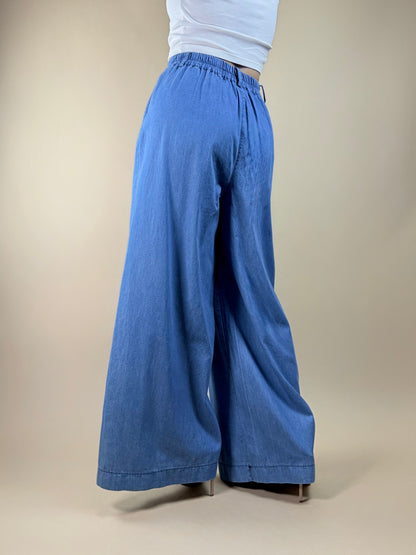 Pantalon en Jean Fluide