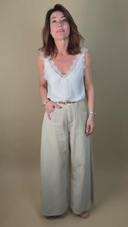 Pantalon Évasé